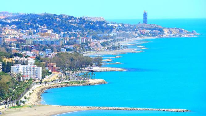 Apartamento Ático Cerca Del Mar Málaga Exterior foto